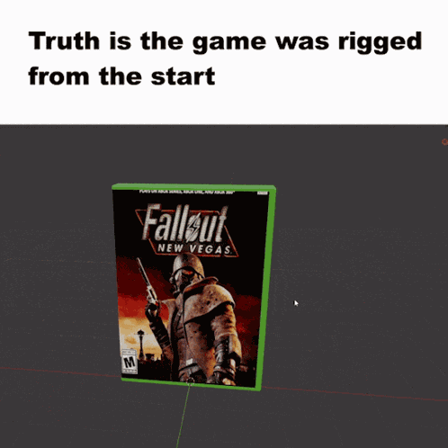 Fallout New Vegas The Game Was Rigged From The Start Literally Fnv GIF