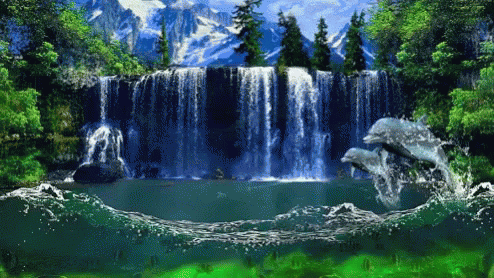 Falls Nature GIF