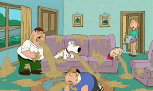 Family Guy Sick GIF