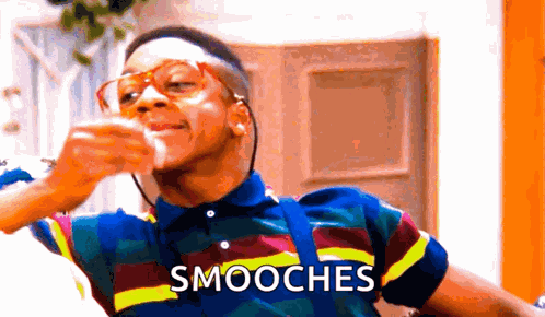 Family Matters Air Kisses GIF