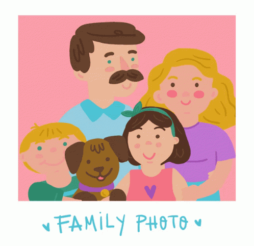 Family Photo Family Portrait GIF