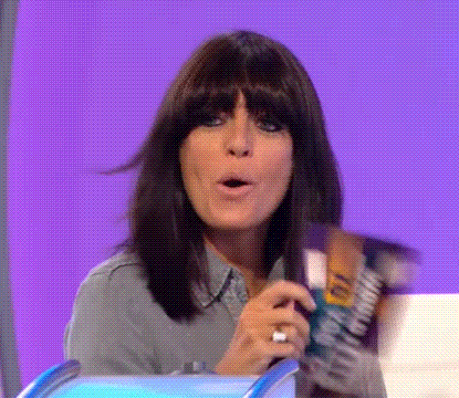Fanning Myself Claudia Winkleman GIF