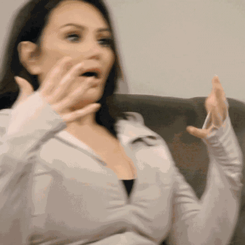 Fanning Myself Jwoww GIF