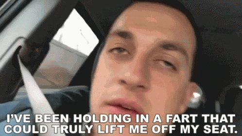 Fart Holding In A Fart GIF