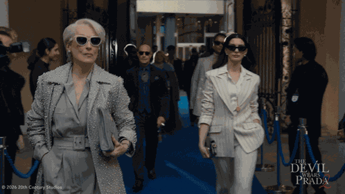 Fashion Walk Miranda Priestly GIF