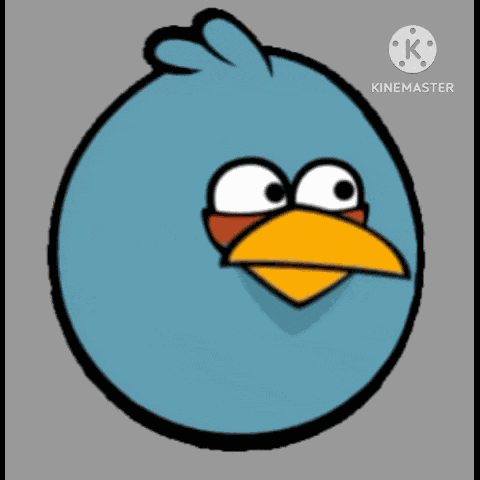 Fat Blue Bird Ztar GIF