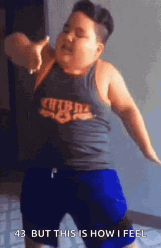 Fat Boy Dancing Groovy GIF