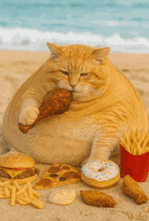 Fat Cat GIF