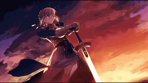 Fate Saber GIF