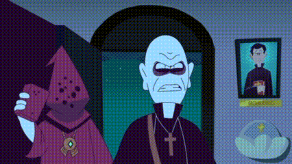 Father Gregor Spooky Month GIF