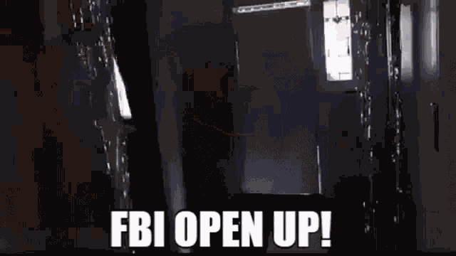 Fbi Open Up Gun GIF