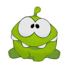 Feed Me Om Nom Sticker