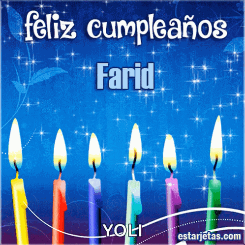 Feliz Cumpleanos Farid GIF