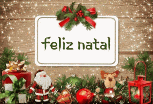 Feliz Natal Merry Christmas GIF