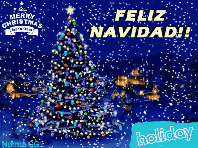 Feliz Navidad Merry Christmas GIF