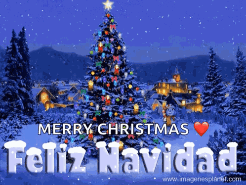 Feliz Navidad Merry Christmas GIF