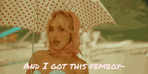 Femboy Sabrina Carpenter GIF