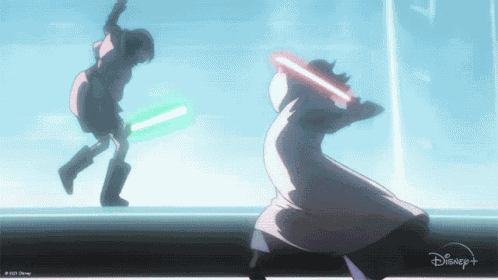 Fighting Star Wars Visions GIF