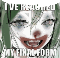 Final Form Clown Speech Bubble Sticker