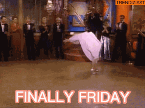 Finally Friday Betty White GIF