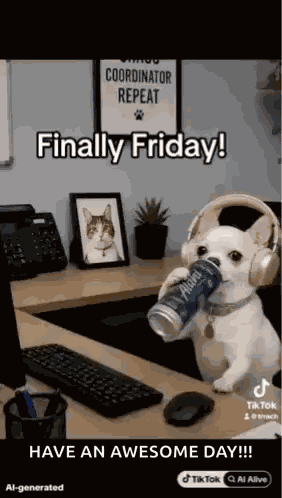 Finally Friday Dog Friday Alani GIF