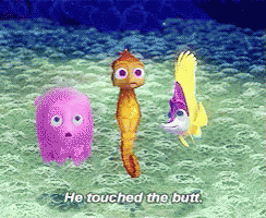 Finding Nemo He Touched The Butt GIF