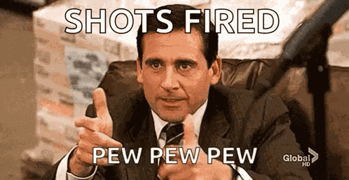 Finger Guns Michael Scott GIF
