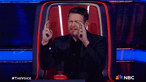 Fingers Crossed Blake Shelton GIF