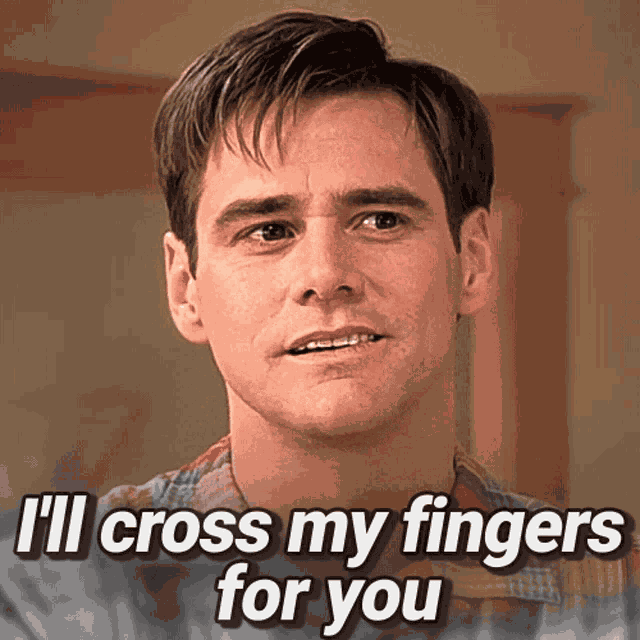 Fingers Crossed Good Luck GIF