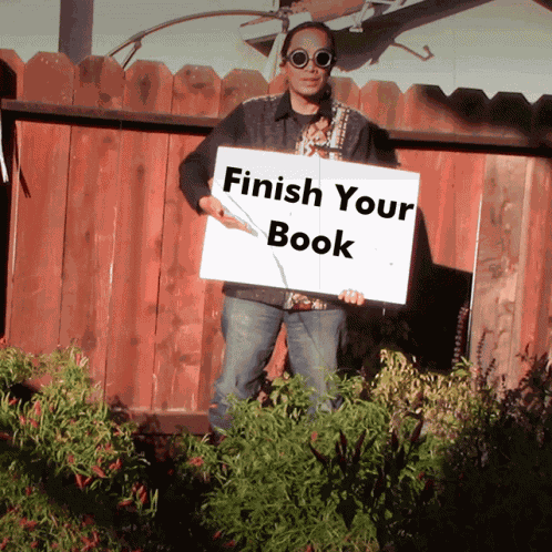 Finish Your Book Lao Poet GIF