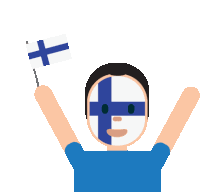 Finland Suomi Sticker