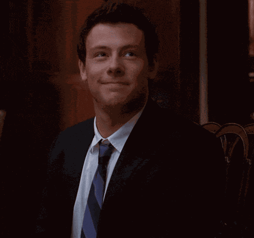 Finn Hudson Nodding GIF