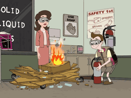 Fire Extinguisher On Fire GIF