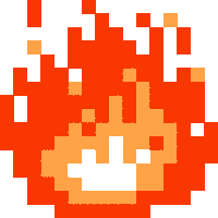 Fire Fireball Sticker