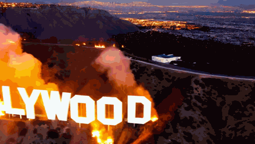Fire Hollywood GIF