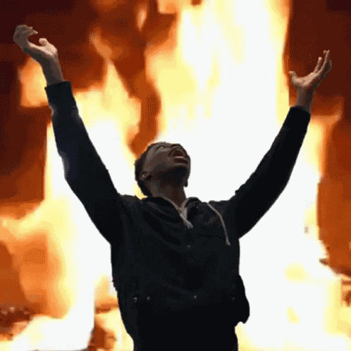 Fire Man Fire GIF