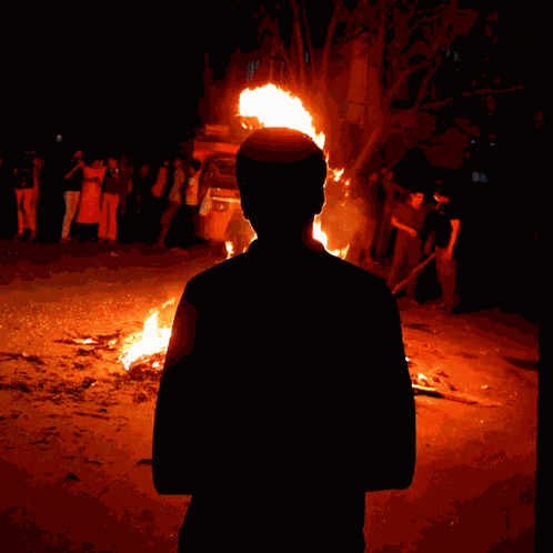 Fire Man Man On Fire GIF