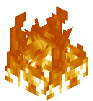 Fire Minecraft Sticker
