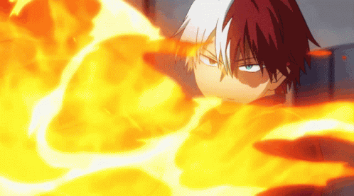 Fire Todoroki GIF