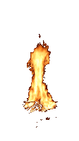 Fire Transparent Sticker