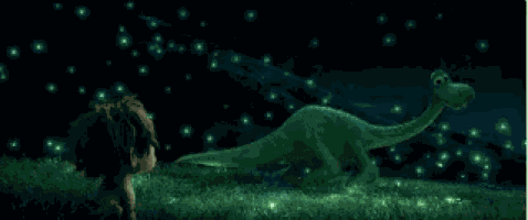Fireflies The Good Dinosaur GIF
