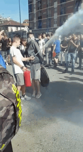 Fireman Fire Extinguisher GIF