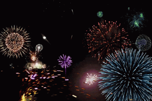 Fireworks New Year Fireworks GIF