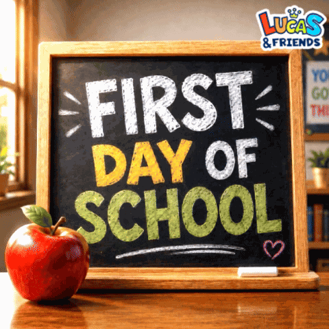 First Day Of School Back To School GIF