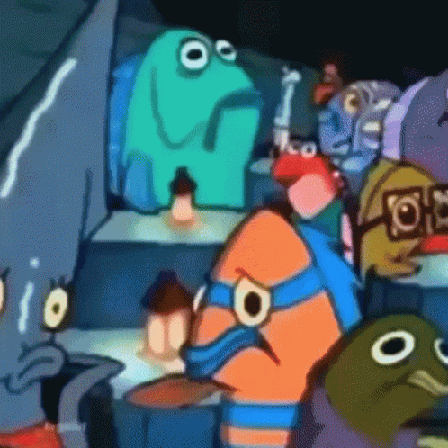 Fish Sponge Bob GIF