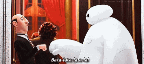 Fist Bump Baymax GIF