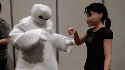 Fistbump Ami Yamato GIF
