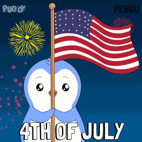 Flag Fireworks GIF
