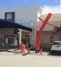 Flailing Arms Mascot GIF