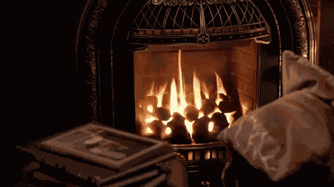 Flame Book GIF